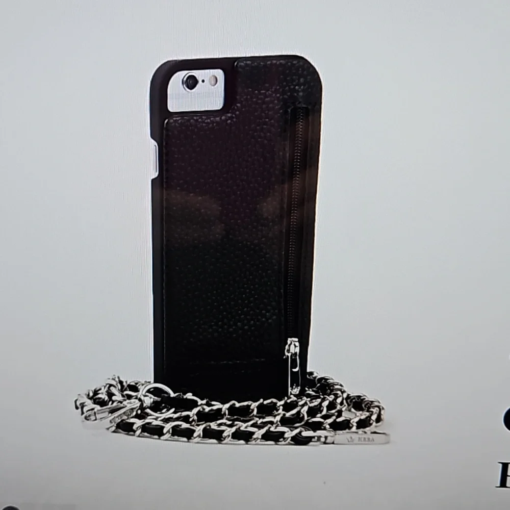 VICTORIA 3 PIECE- CROSSBODY CELL-PHONE CASE & STRAPS IN BLACK